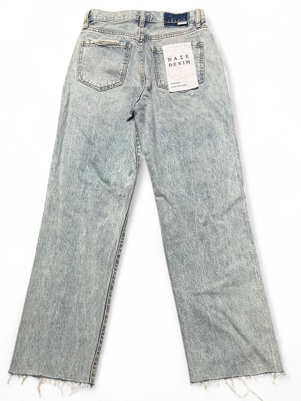 Daze Denim Women's Sundaze High Rise Dad Distressed Jeans Size 24 NWT 27x27 - Picture 5 of 11
